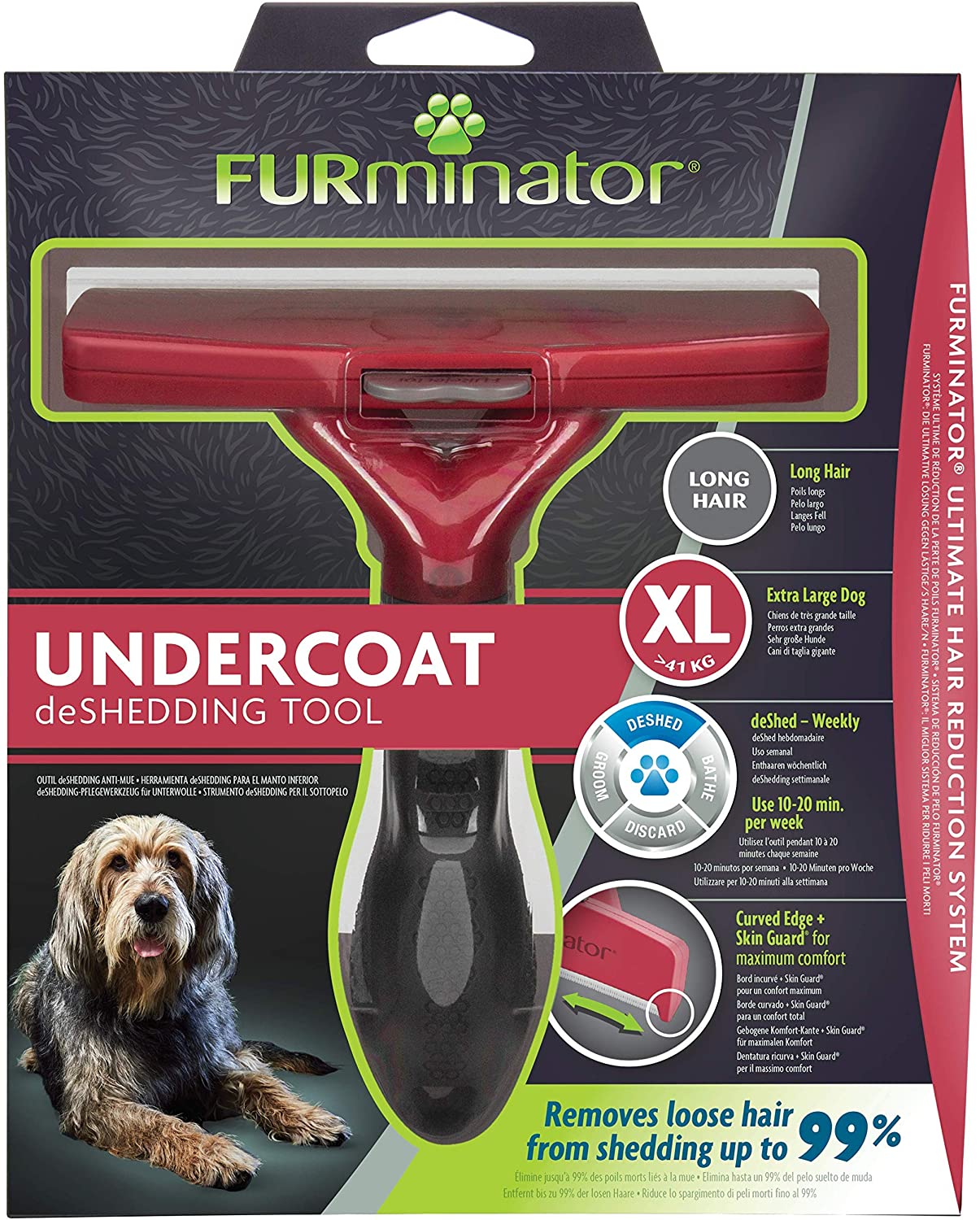 FURminator - Strumento deShedding per Cani Taglia Gigante a Pelo Corto FURminator - Strumento deShedding per Cani Taglia Gigante a Pelo Corto